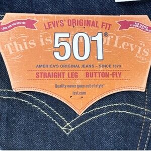 NWT LEVIS 501'S